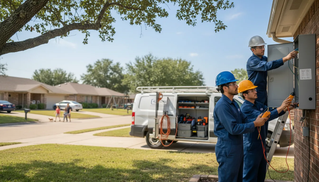 Certified electrician providing emergency electrical services in Brashear, MO